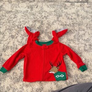 Carter's Red Reindeer Pajamas